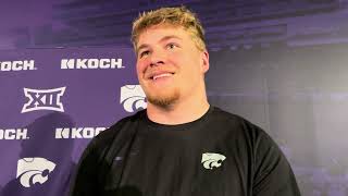 Kansas State OL Easton Kilty Week 2 Press Conference [upl. by Nirred928]