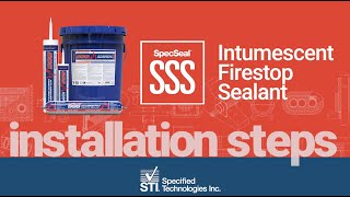 SSS Intumescent Firestop Sealant Installation [upl. by Assirol533]