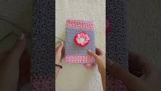 Crochet cover book كروشيه diy اكسبلور crochett diy handmade [upl. by Esoj186]