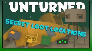 Unturned  Secret Loot Locations In Washington [upl. by Salakcin86]