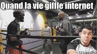 un influenceur détruit le mec qui le harcèle sur le ring 🥊 Balti vs Airserbia [upl. by Ardeen]