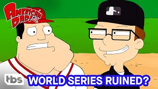 Steve Changes the Rules of Baseball for the World Series Clip  American Dad  TBS [upl. by Luckin453]