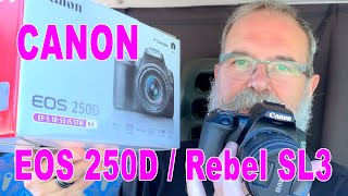 Canon EOS 250D  Rebel SL3 Prueba  Review  EN ESPAÑOL [upl. by Higgins]