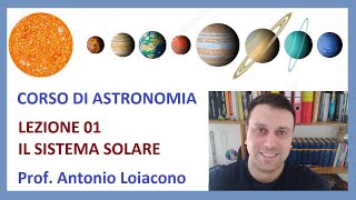 CORSO DI ASTRONOMIA  Lezione 01  Il Sistema Solare [upl. by Aiclef316]