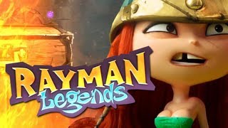 Rayman Legends 100 Guide  Teensies in Trouble Rescue Barbara  Dungeon Dash [upl. by Laiceps936]