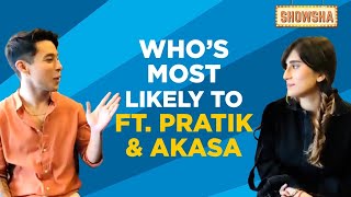 Pratik amp Akasa Answer Fan Questions Reveal Who Lies Better  PraKasa  The Khatra Khatra Show [upl. by Ame899]