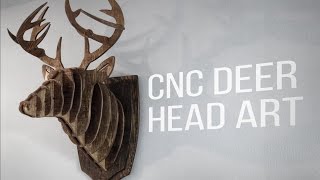 Farmhouse DIY  CNC Deer Head [upl. by Reed102]