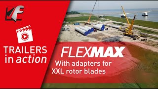 Faymonville FlexMAX With adapters for XXL rotor blades [upl. by Mini306]