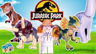 Lego Jurassic Park Raptor pen [upl. by Frida]