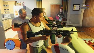 GTA 4 TBOGT  Luis House Shootout  Six Star Escape 2 [upl. by Ysdnyl]