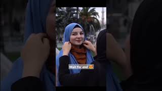 Say Mashallah nature hijab creative love muslimreligion travel cat shorts hijabtutorial [upl. by Varian347]