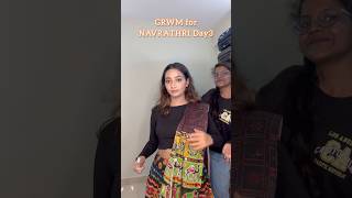 ✨Lets Get Dressed for NAVRATHRI Day 3 Look🥰😍 trending grwm viral ytshorts ootd fashion [upl. by Ttnerb]