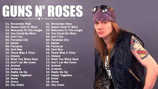 Guns N Roses Full Album 2024  Top 10 Best Songs  Guns N Roses Greatest Hits [upl. by Casilde]