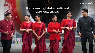 Air India at Farnborough Airshow 2024 [upl. by Ceporah878]