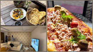 تغيير في ديكور داري وحضرت ابن بيتزا 🍕 [upl. by Yna]