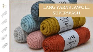 Lang Yarns Jawoll Superwash Yarn Review  Untwisted Threads [upl. by Michale380]