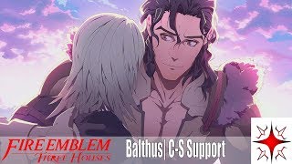 Byleth F amp Balthus Romance  The Ashen Wolves  CS Support  Fire Emblem Three Houses [upl. by Llednol]