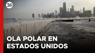 OLA POLAR  Las imágenes del frío extremo en Norteamérica [upl. by Marks]