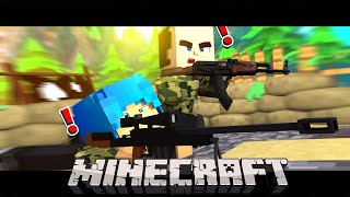 MINECRAFT DES MILITAIRES À LARMÉE LE FILM [upl. by Ikaz]