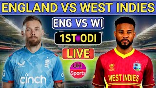 ENG Vs WI Live  1st ODI Match Score  England Vs West Indies Live  Windies Cricket Live WI 32 OVS [upl. by Nick]