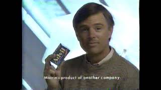 1986 Advil quotWhen muscle pain hitsquot TV Commercial [upl. by Cotterell]