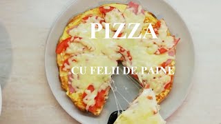 Pizza cu felii de paine  Pizza la tigaie [upl. by Umeko152]