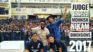 Dimensions Fest  Mohnish Nikam Judge  Kelkar College  2017 [upl. by Keligot382]