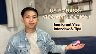 US Immigrant Visa Interview Experience and Tips 2023  IR2 l Philippines [upl. by Posehn]