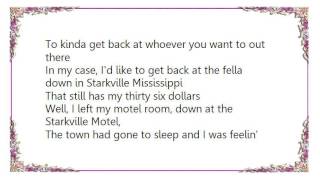 Johnny Cash  Starkville City Jail Lyrics [upl. by Melise]