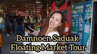 Damnoen Saduak Floating Market Tour [upl. by Fotzsyzrk865]