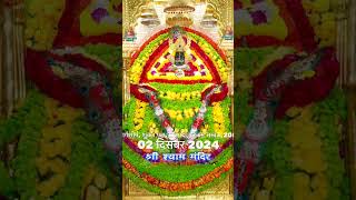 Jai baba khatu shyam youtubeshorts shyam viralvideo live khatushyam viralshorts viralreels [upl. by Esiuqcaj]