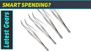 4 Pieces Long Tweezers Set Best Precision Craft Tools for Every Task [upl. by Farlee]