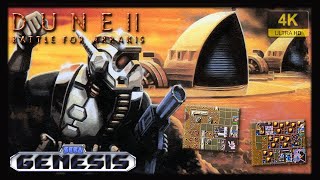 Dune II Battle for Arrakis  4K60ᶠᵖˢ  Longplay SEGA Genesis [upl. by Thetes]