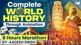 Complete World History in 8 Hours Through Animation  UPSC IAS [upl. by Berardo]