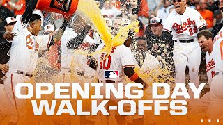 ALL MLB Opening Day walkoffs in the last 20 years [upl. by Phyllis]