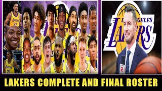 LAKERS FINAL ROSTER FOR 202425 NBA SEASON [upl. by Llyrat]