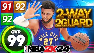 NBA 2K24 Best Shooting Guard Build with 92 3 PT  91 Steal on 2K24 [upl. by Golding]