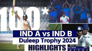 Musheer Khan Batting Highlights Duleep TrophyIND C vs IND D Match 1st Highlights Match Highlights [upl. by Manheim927]