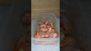 ALITAS DE POLLO AL HORNO CON PAPAS wings food recipe [upl. by Thunell]