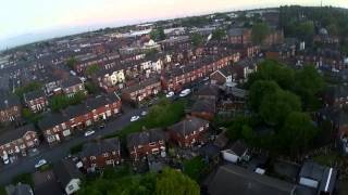 Birds eye view of Farnworth and surroundings [upl. by Amis]