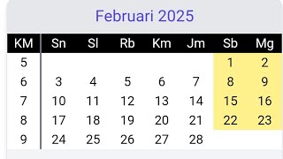 Kalender 2025 [upl. by Navap]