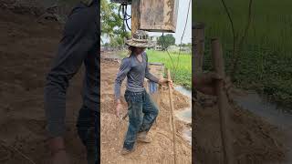 wow excavator piling drop hammer good idea shorts short youtubeshorts excavator [upl. by Hultgren]