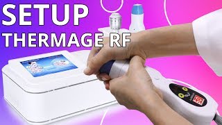 MYCHWAY Video How to Setup Thermage Facial RF Radio Frequency Machine For Skin Tightening jk673 [upl. by Otrebogad]