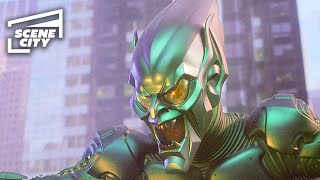 SpiderMan vs Green Goblin  First Fight Scene  SpiderMan 2002 Movie CLIP HD [upl. by Nodnart]