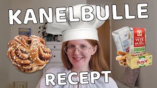 Svensk Kanelbulle recept  Swedish cinnamon bun recipe  Learn Swedish ingredients [upl. by Tseng90]