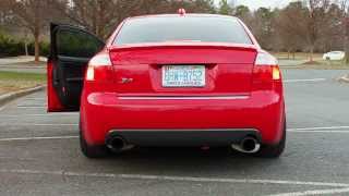 Audi B6 S4  Full Catless Exhaust Revs [upl. by Fulks]