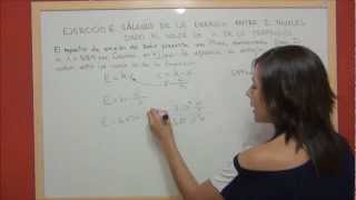 QUIMICA Ejercicio 6 Estructura atómica  Cálculo energía transición sabiendo el valor de landa [upl. by Chappelka]