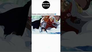 Shanks coldest entry in Marineford🔥onepiece Shanks marinefordarc [upl. by Oilalue]