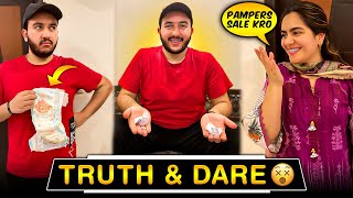 Truth amp Dare game challenge 😂 sab ne mere se pampers sale karway☹️😂 [upl. by Eirrej]