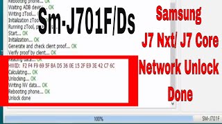 Samsung J7 NxtJ7 Core SmJ701FDS Network Unlock Done [upl. by Neira]